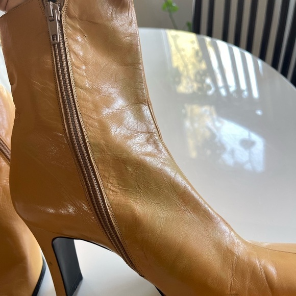 Y2K Coup Detat Leather Square Toe Heel - 8.5 - Picture 6 of 9